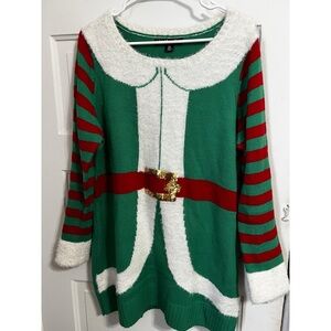 United States Sweater ELF Ugly Christmas Sweater